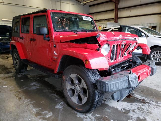 JEEP WRANGLER U 2016 with VIN 1C4BJWEG8GL225340 - Photo from auction