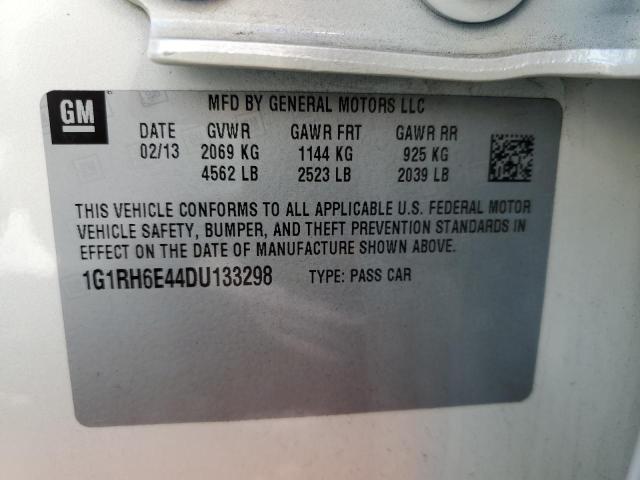 Photo 10 from auction – 2013 CHEVROLET VOLT with VIN 1G1RH6E44DU133298