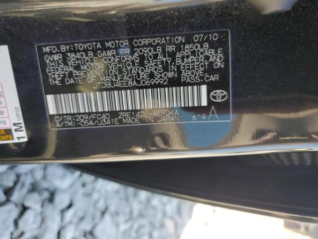 Photo 10 from auction – 2010 TOYOTA COROLLA BA with VIN JTDBU4EE8AJ069992