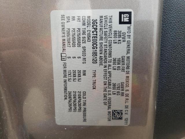 Foto 10 de la subasta – 2012 CHEVROLET SILVERADO con VIN 3GCPCTE00CG185120
