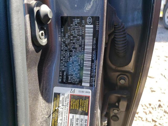 Photo 10 from auction – 2015 TOYOTA CAMRY LE with VIN 4T4BF1FK7FR499985