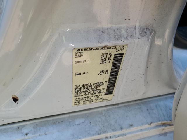 Photo 10 from auction – 2014 NISSAN ALTIMA 2.5 with VIN 1N4AL3AP0EC426520
