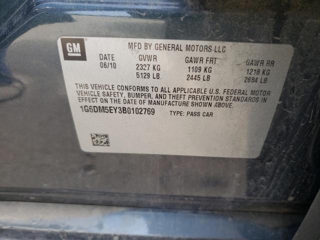 Photo 10 from auction – 2011 CADILLAC CTS PERFOR with VIN 1G6DM5EY3B0102769