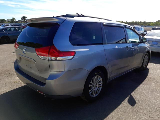 Photo 4 from auction – 2011 TOYOTA SIENNA XLE with VIN 5TDYK3DCXBS102795