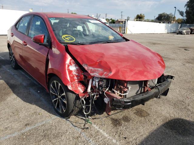 TOYOTA COROLLA L 2018 with VIN 5YFBURHE3JP830612 - Photo from auction