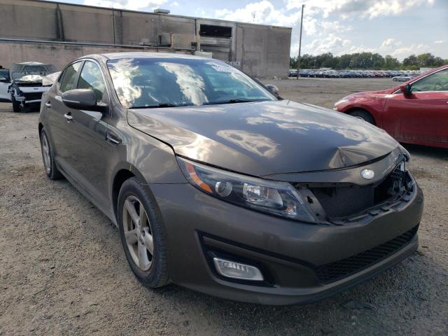 KIA OPTIMA LX 2014 with VIN 5XXGM4A70EG312363 - Photo from auction