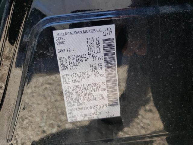 Photo 10 from auction – 2018 NISSAN PATHFINDER with VIN 5N1DR2MM3JC627593