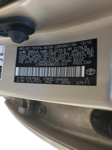 Photo 10 from auction – 2011 TOYOTA PRIUS with VIN JTDKN3DU8B0261663