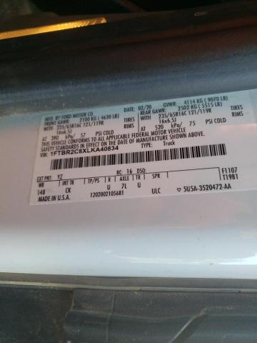 Photo 10 from auction – 2020 FORD TRANSIT T- with VIN 1FTBR2C8XLKA40834