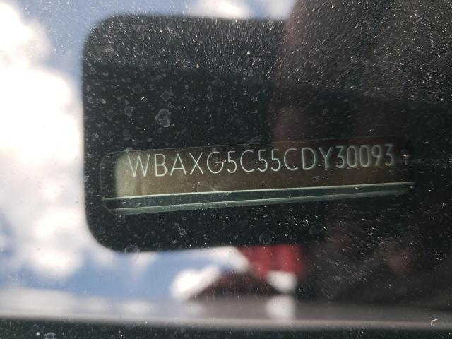 Photo 10 from auction – 2012 BMW 528 I with VIN WBAXG5C55CDY30093