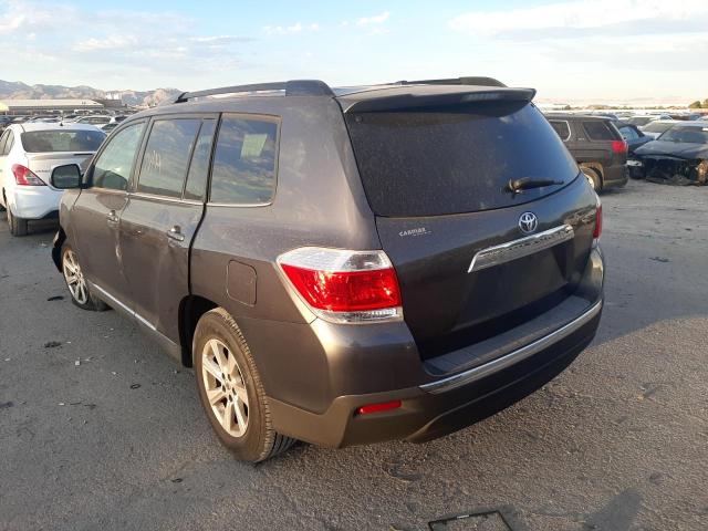 Photo 3 from auction – 2012 TOYOTA HIGHLANDER with VIN 5TDZK3EH9CS062581
