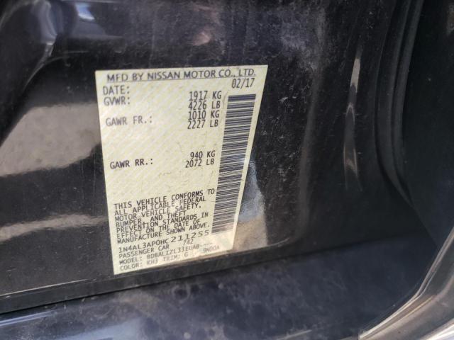 Photo 10 from auction – 2017 NISSAN ALTIMA 2.5 with VIN 1N4AL3AP0HC211255