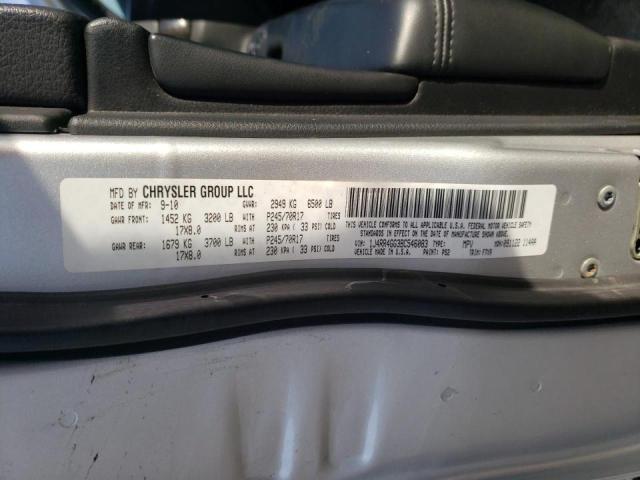 Photo 10 from auction – 2011 JEEP GRAND CHER with VIN 1J4RR4GG3BC546083