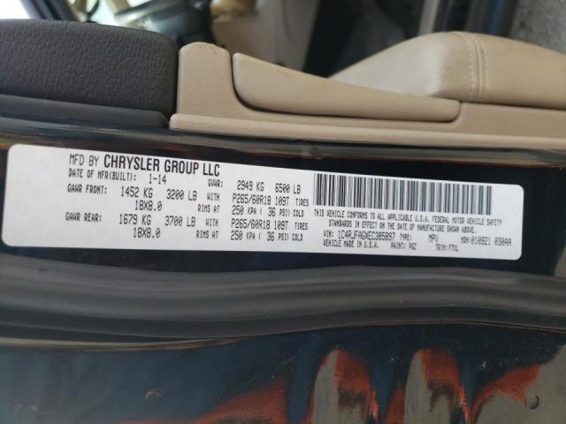 Photo 10 from auction – 2014 JEEP GRAND CHER with VIN 1C4RJFAGXEC385897