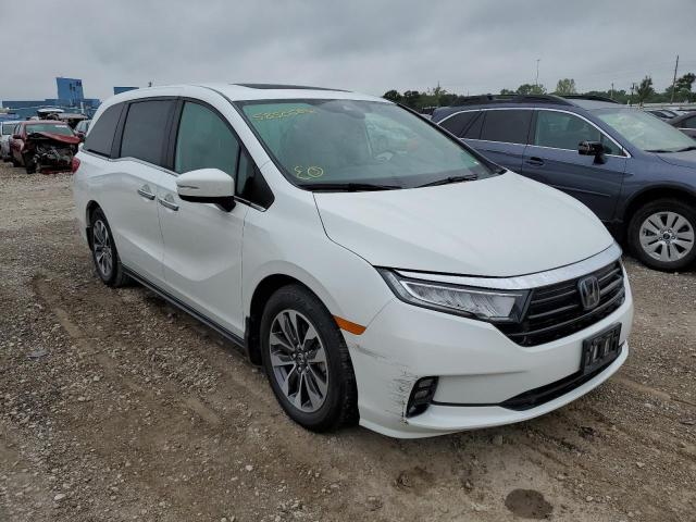 HONDA ODYSSEY EX 2021 with VIN 5FNRL6H75MB035014 - Photo from auction