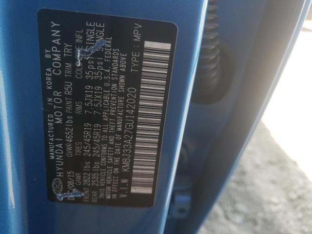 Photo 10 from auction – 2016 HYUNDAI TUCSON LIM with VIN KM8J33A27GU142020
