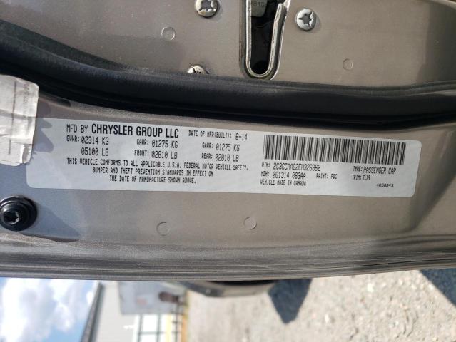 Photo 10 from auction – 2014 CHRYSLER 300 with VIN 2C3CCAAG2EH326962