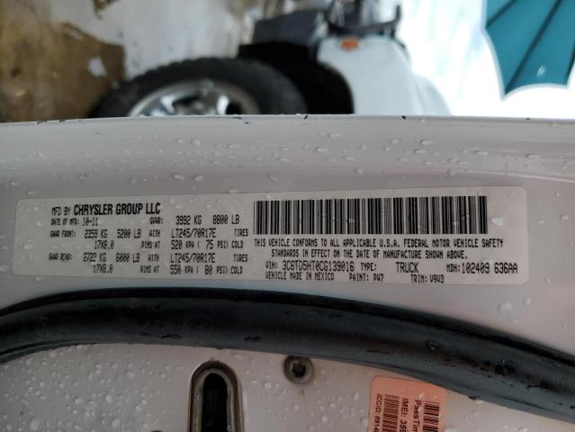 صورة رقم 10 من المزاد - 2012 DODGE RAM 2500 S مع VIN 3C6TD5HT0CG139016
