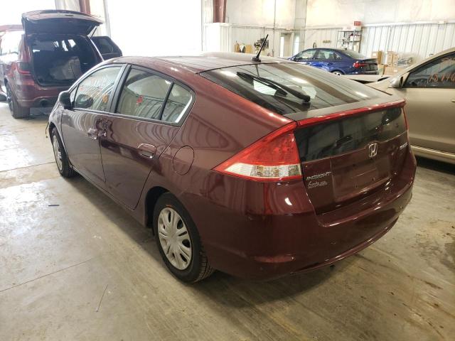 Photo 3 from auction – 2011 HONDA INSIGHT LX with VIN JHMZE2H56BS003480