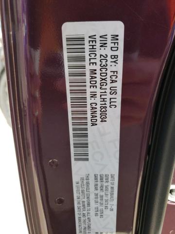 Photo 10 from auction – 2020 DODGE CHARGER SC with VIN 2C3CDXGJ1LH183034