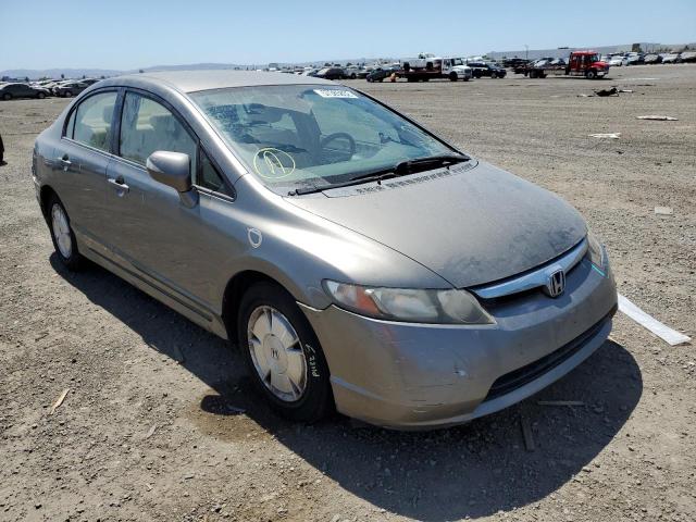 Photo 1 from auction – 2007 HONDA CIVIC HYBR with VIN JHMFA362X7S027172