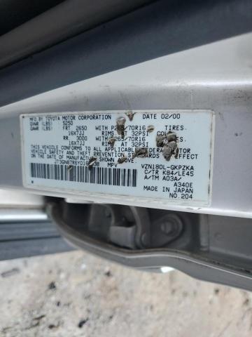 Photo 10 from auction – 2000 TOYOTA 4RUNNER LI with VIN JT3GN87R6Y0162038