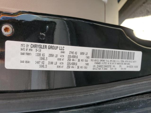 Photo 10 from auction – 2010 DODGE GRAND CARA with VIN 2D4RN5D15AR459785