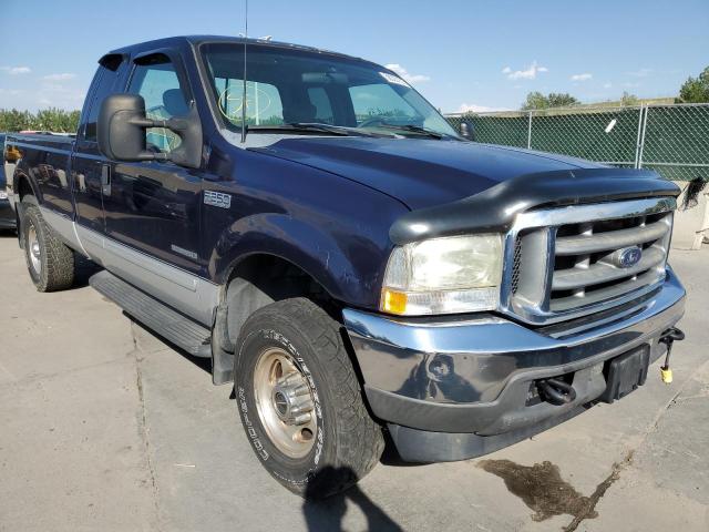 FORD F250 SUPER 2002 with VIN 1FTNX21F72EC03912 - Photo from auction