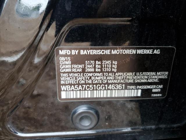 Photo 10 from auction – 2016 BMW 528 XI with VIN WBA5A7C51GG146361
