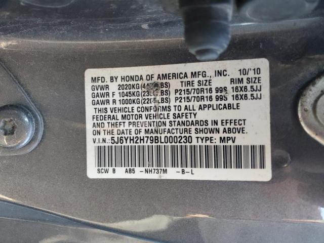 Photo 10 from auction – 2011 HONDA ELEMENT with VIN 5J6YH2H79BL000230
