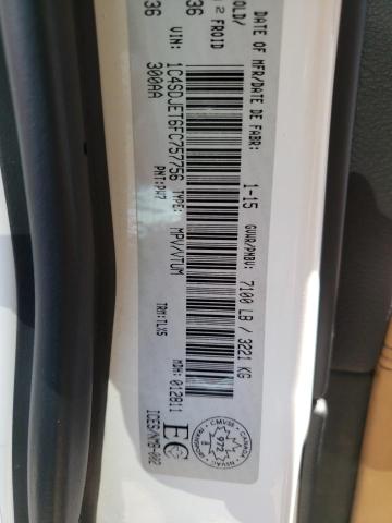Photo 10 from auction – 2015 DODGE DURANGO CI with VIN 1C4SDJET6FC757756