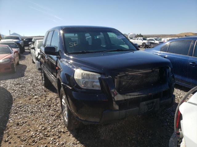 HONDA PILOT LX 2006 with VIN 5FNYF18106B029383 - Photo from auction