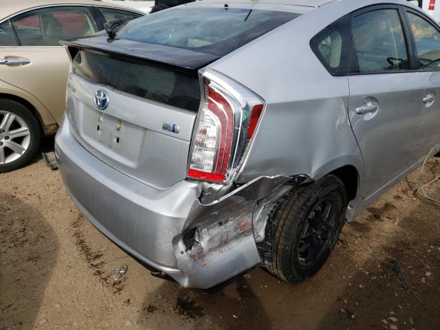 Photo 9 from auction – 2013 TOYOTA PRIUS with VIN JTDKN3DU8D5662846