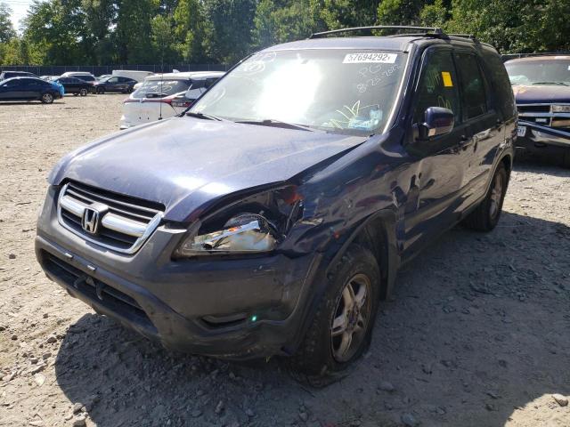 Photo 2 from auction – 2002 HONDA CR-V EX with VIN SHSRD78882U011792
