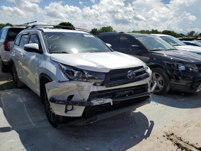 TOYOTA HIGHLANDER 2017 with VIN 5TDJZRFH2HS404423 - Photo from auction
