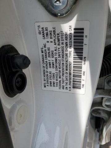 Photo 10 from auction – 2015 HONDA CIVIC EX with VIN 2HGFB2F88FH532907