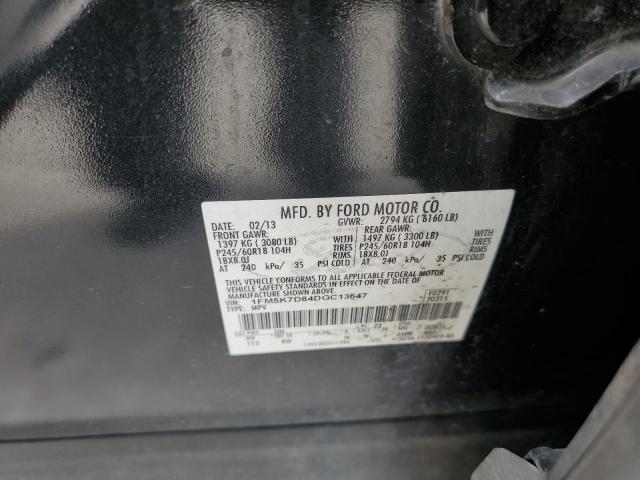 Photo 10 from auction – 2013 FORD EXPLORER X with VIN 1FM5K7D84DGC13647