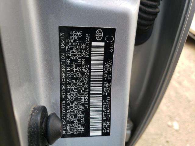 Photo 10 from auction – 2013 TOYOTA PRIUS with VIN JTDKN3DU8D5662846