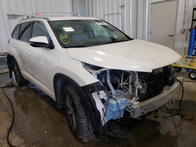TOYOTA HIGHLANDER 2018 с VIN 5TDJZRFH2JS540511 - Фото с аукциона