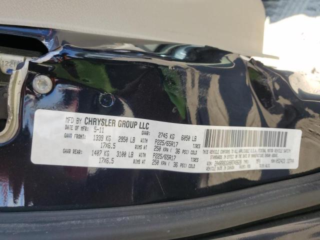 Photo 10 from auction – 2011 CHRYSLER TOWN & COU with VIN 2A4RR8DG0BR749628