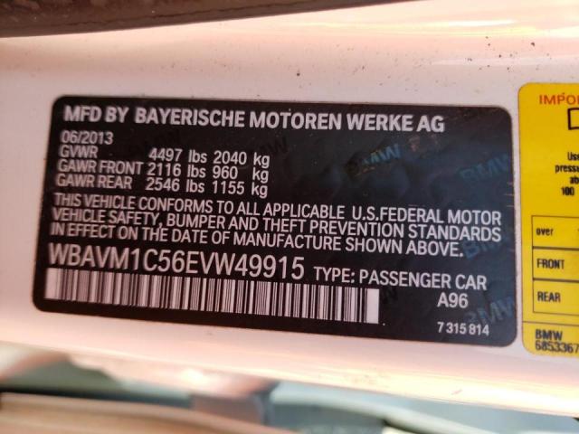 Foto 10 de la subasta – 2014 BMW X1 con VIN WBAVM1C56EVW49915