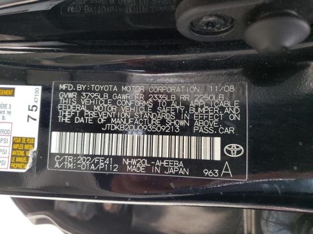 Photo 10 from auction – 2009 TOYOTA PRIUS with VIN JTDKB20U093509213