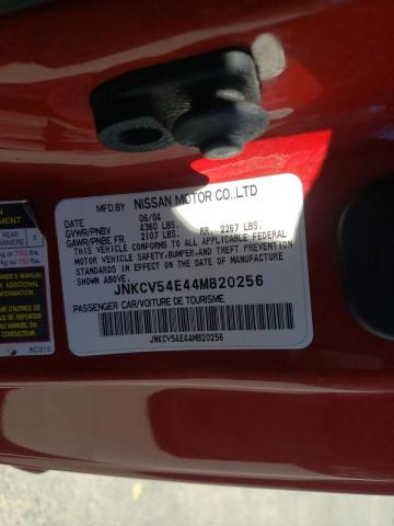 Photo 10 from auction – 2004 INFINITI G35 with VIN JNKCV54E44M820256