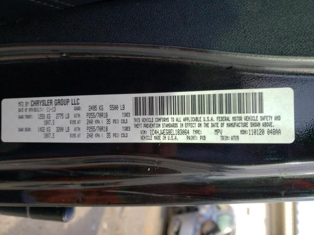 Photo 10 from auction – 2014 JEEP WRANGLER U with VIN 1C4HJWEG8EL183064