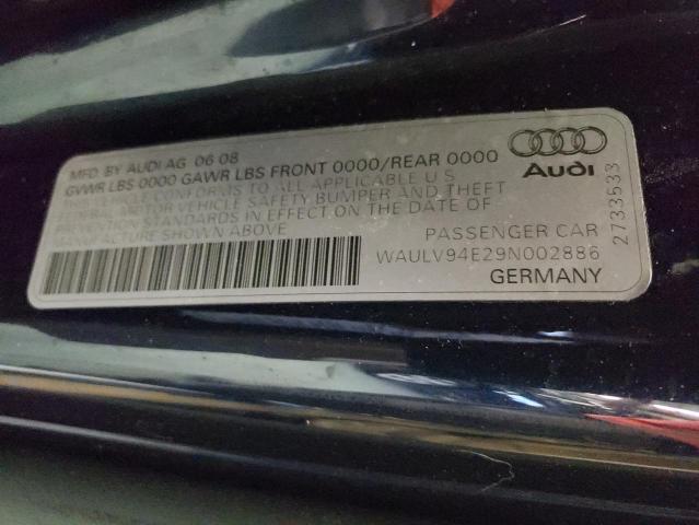 Photo 10 from auction – 2009 AUDI A8 4.2 QUA with VIN WAULV94E29N002886