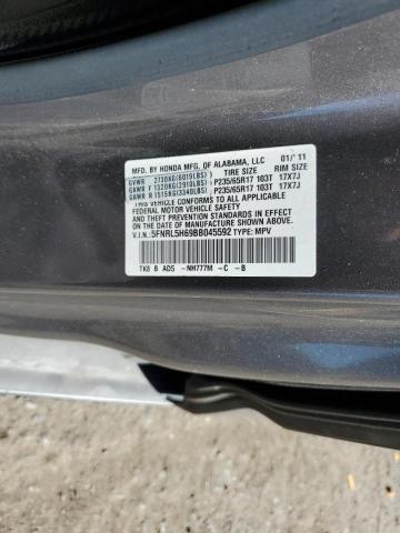 Photo 10 from auction – 2011 HONDA ODYSSEY EX with VIN 5FNRL5H69BB045592