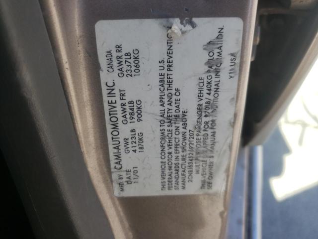 Photo 10 from auction – 2002 CHEVROLET TRACKER LT with VIN 2CNBJ634526921207