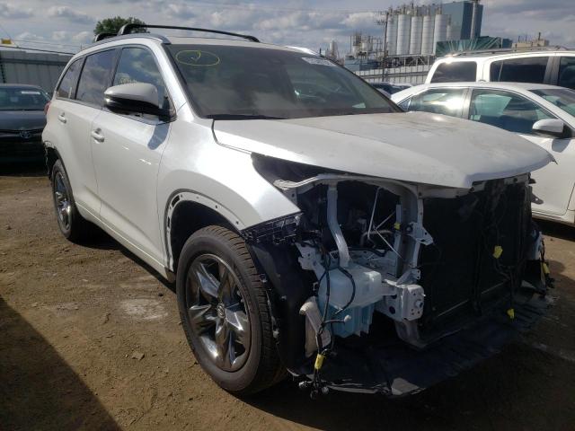 TOYOTA HIGHLANDER 2017 with VIN 5TDDZRFH4HS444564 - Photo from auction