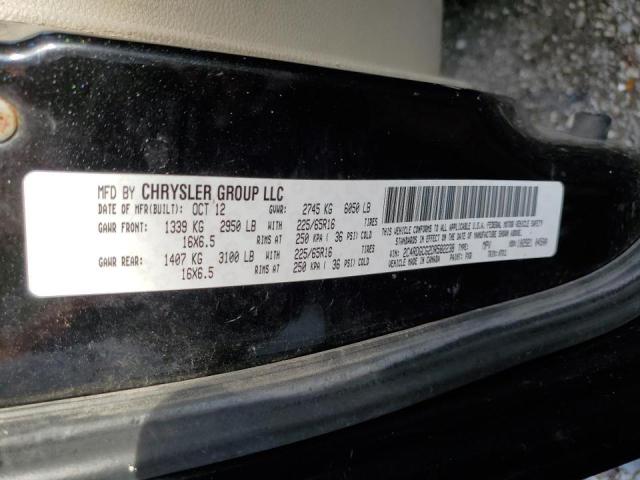 Photo 10 from auction – 2013 DODGE GRAND CARA with VIN 2C4RDGCG2DR582238