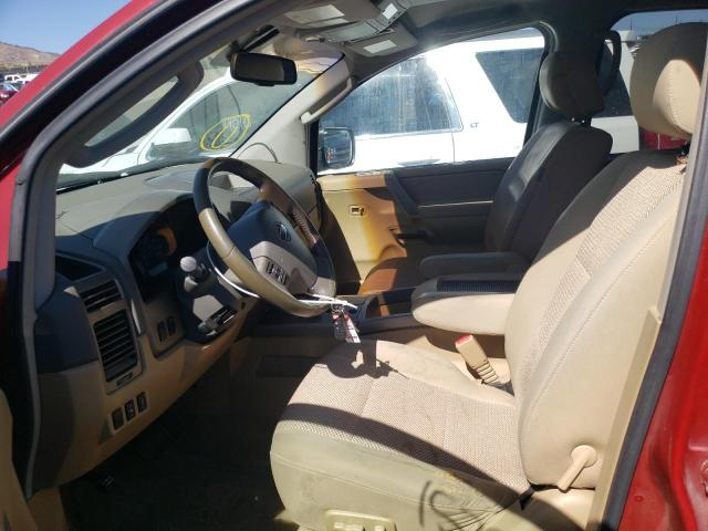 Photo 5 from auction – 2006 NISSAN ARMADA SE with VIN 5N1AA08B46N703034